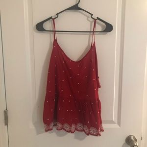 arizona red tank top